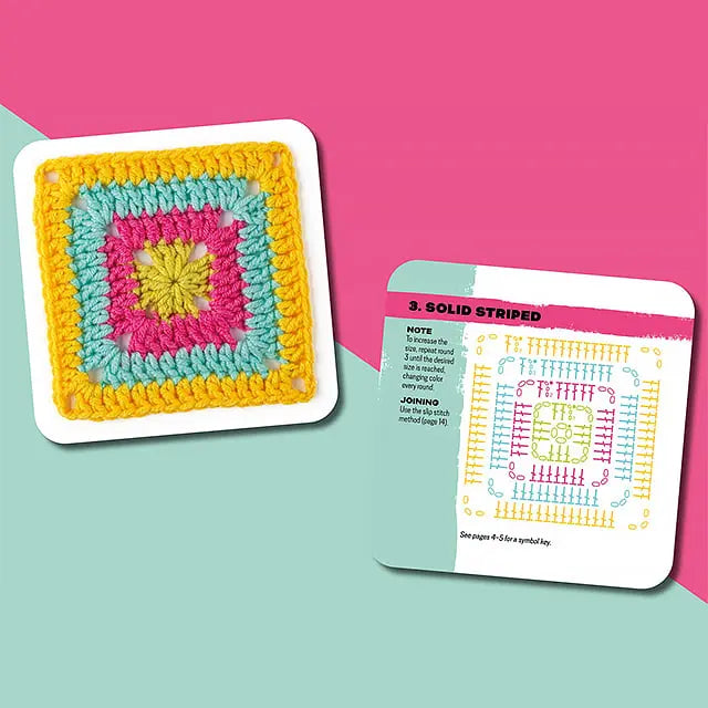 StitchMuse™ | 50 Häkelkarten mit bunten Mustern – Mix & Match für kreative Projekte