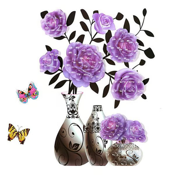 1+2 GRATIS | DecoBloom™ | 3D Vasen-Sticker