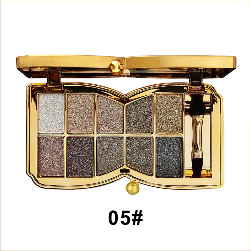 50% Rabatt | ShimmerGlam Pro | 10 Farben Sparkle Shimmer Lidschattenpalette
