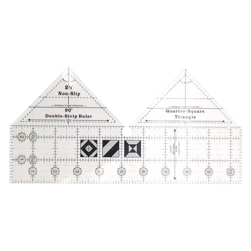 QuiltPro™ | 90-Grad-Doppelstreifen-Nestgröße