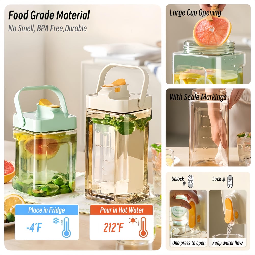 CoolTap™  | 3.5L Getränkespender mit Auslaufhahn für Kühlschrank