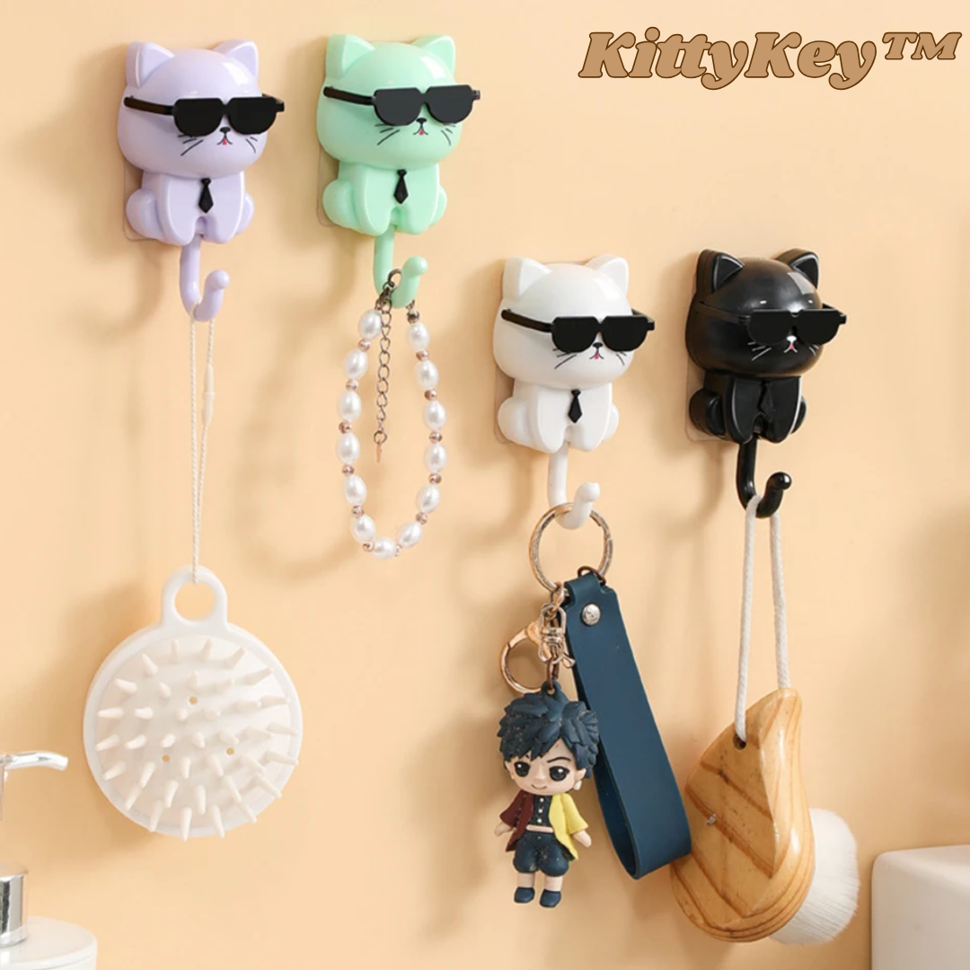 1+1 Gratis | KittyKey™ | Schlüsselhaken für Katzen