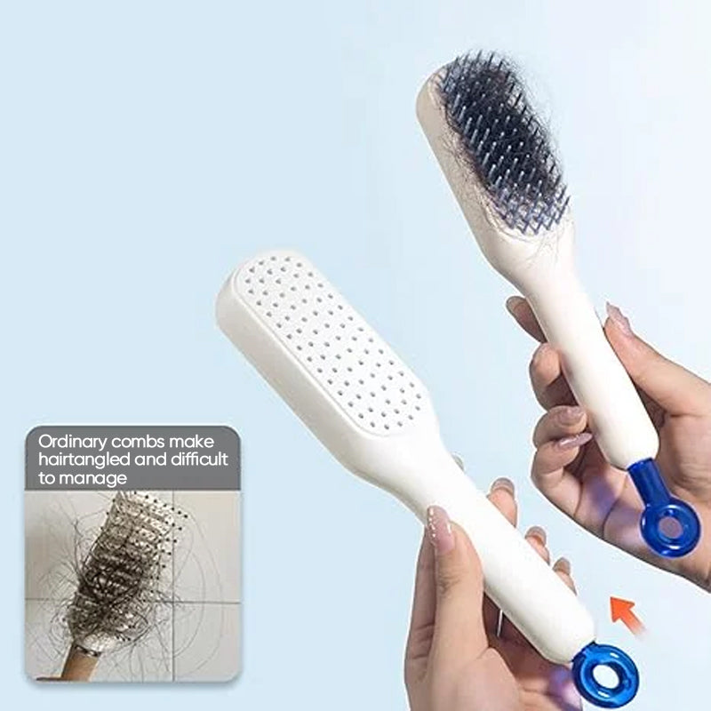 50% Rabatt | GlowComb™ | Selbstreinigender Anti-Statischer Massagekamm