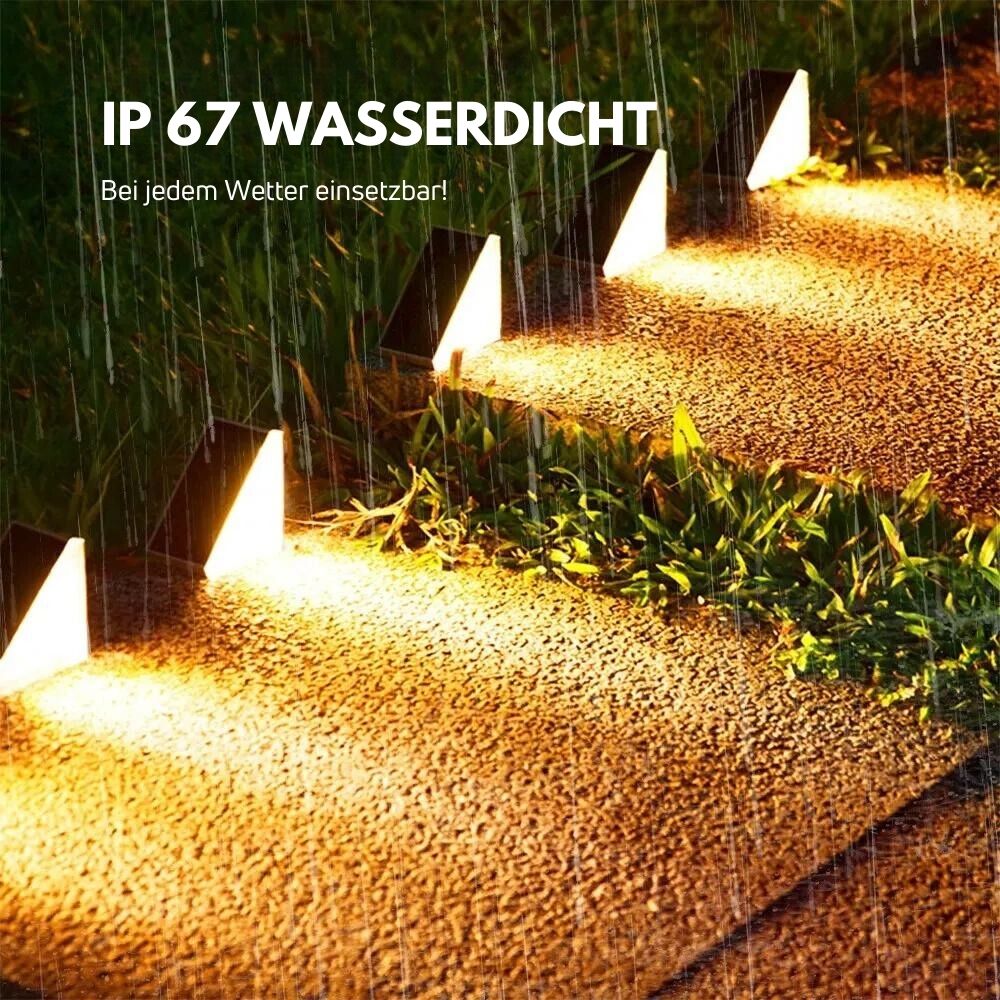 1+1 GRATIS | GlowSteps™ | Erhellt eure Nächte mit diesen Treppenlichtern für den Außenbereich!