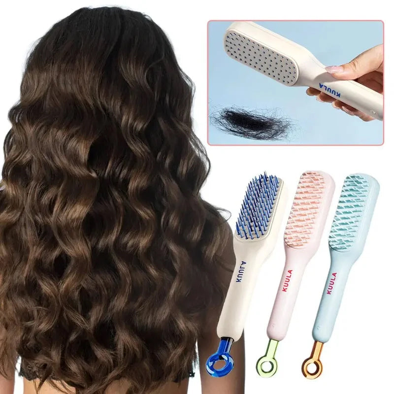 50% Rabatt | GlowComb™ | Selbstreinigender Anti-Statischer Massagekamm