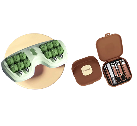1+1 GRATIS | RelaxRoll™ | Tragbarer Doppel-Fußmassage-Roller