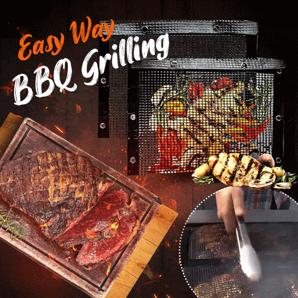 1+1 GRATIS | EasyBBQ™ - Wiederverwendbare BBQ-Mesh-Grilltaschen