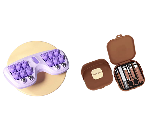 1+1 GRATIS | RelaxRoll™ | Tragbarer Doppel-Fußmassage-Roller