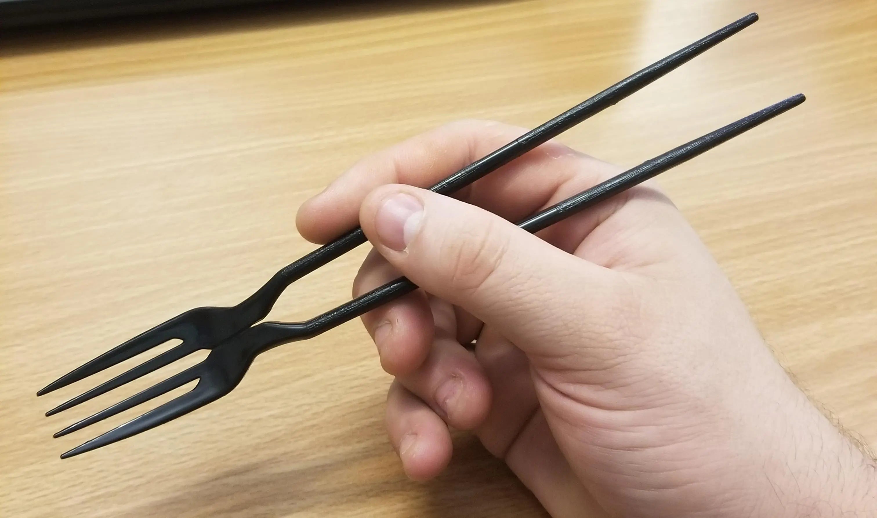 Forklette™ |  2-in-1 Gabel & Essstäbchen – Ideal für Pasta, Sushi, Salat & Dessert