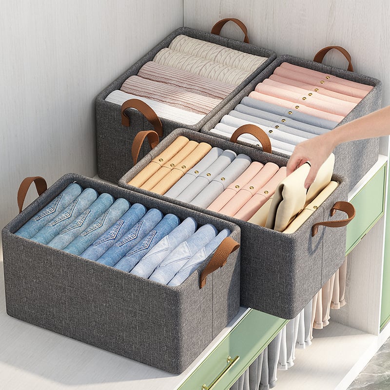 1+1 GRATIS | FoldBox™ | Falt-Kleiderschrank mit hoher Tragkraft – Atmungsaktiv & feuchtigkeitsfest