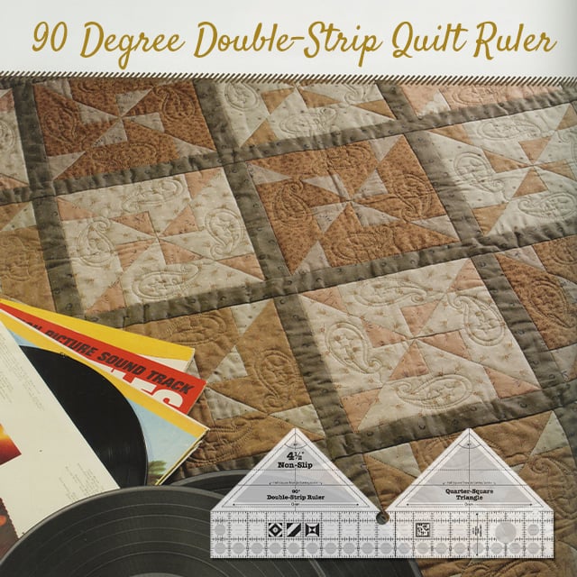 QuiltPro™ | 90-Grad-Doppelstreifen-Nestgröße