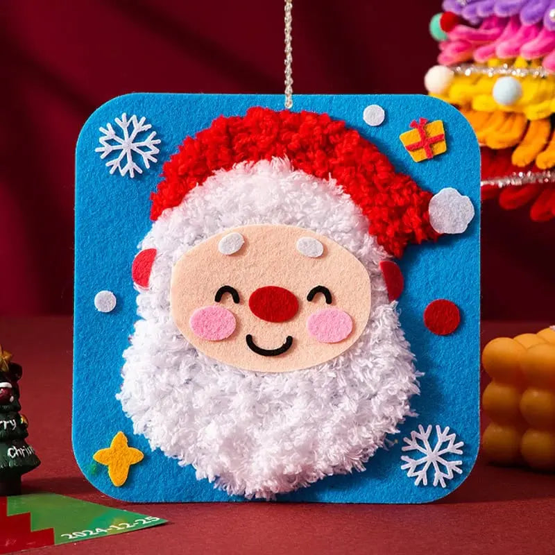 FestiStitch™ | DIY Weihnachtsstickerei-Set — Bastelspaß mit Kindern & Freunden