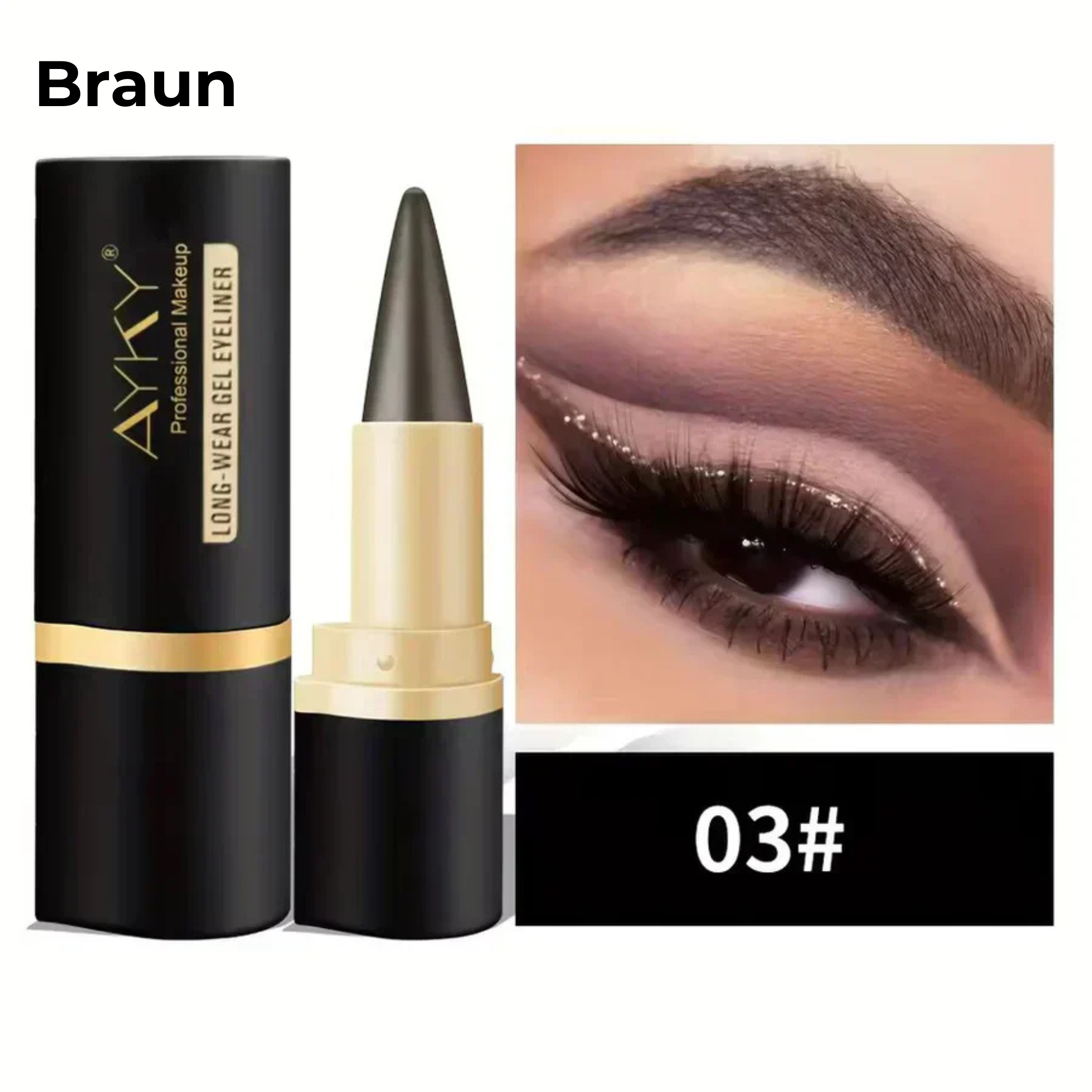 (1+1 GRATIS) | EyeGlow™ - Wischfester Glamour den ganzen Tag