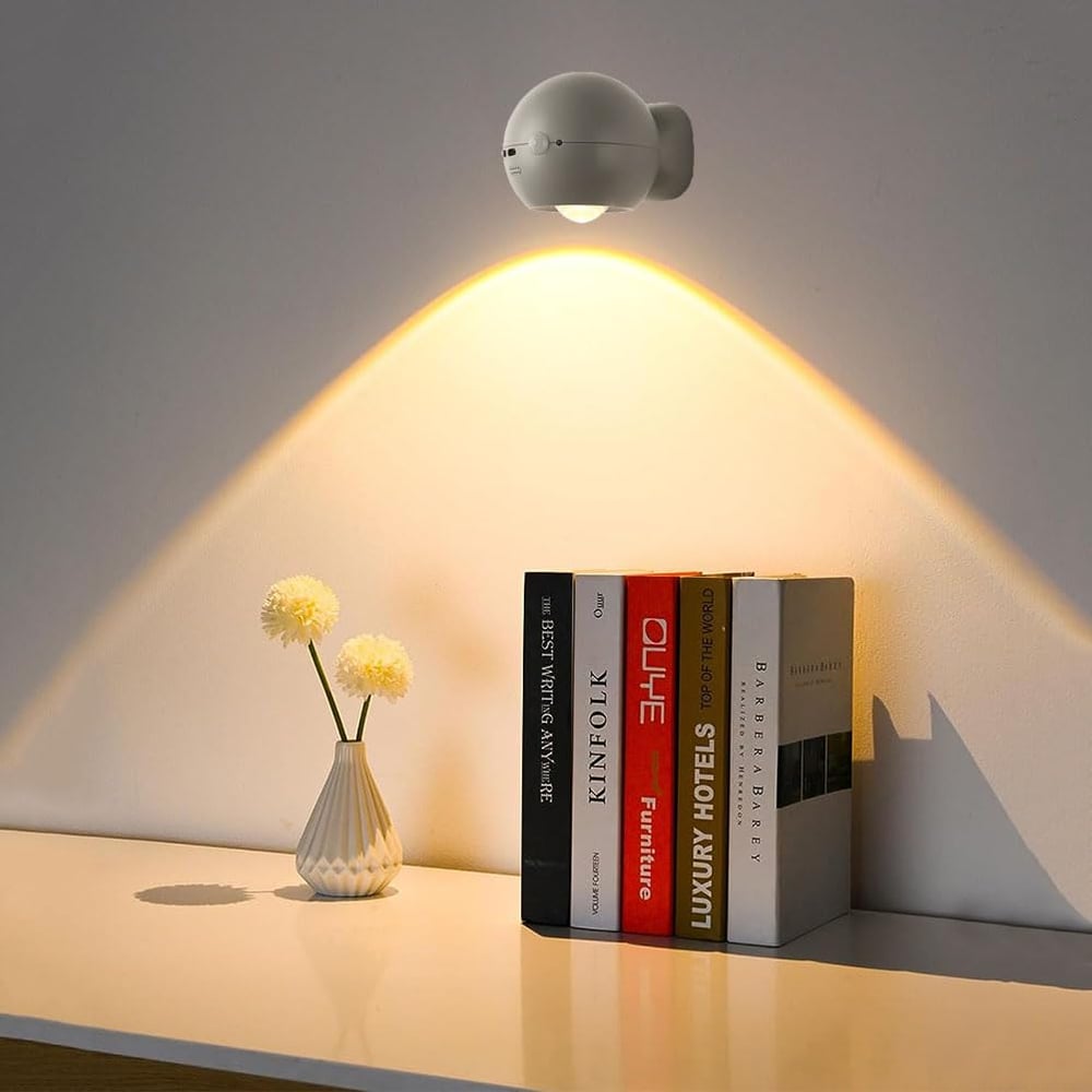 OrbitLamp™ | Sunset Glow Wandleuchte — Wiederaufladbare Dimmbare Stimmungsbeleuchtung