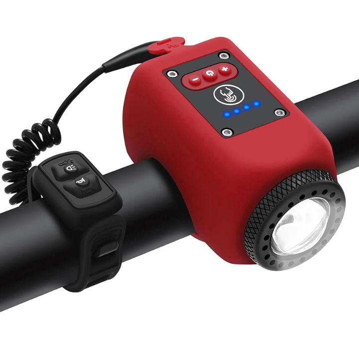 LuminoHorn™ | Fahrradklingel mit Licht – Laut, wasserdicht & USB-ladbar
