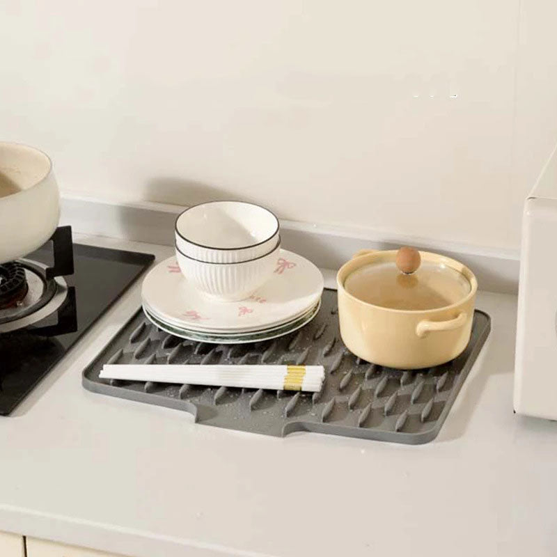 DryShield™ | Silikon-Trocknungs- und Hitzeschutzmatte — Flexibel & BPA-frei