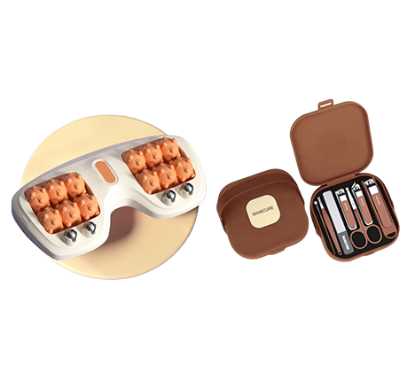 1+1 GRATIS | RelaxRoll™ | Tragbarer Doppel-Fußmassage-Roller