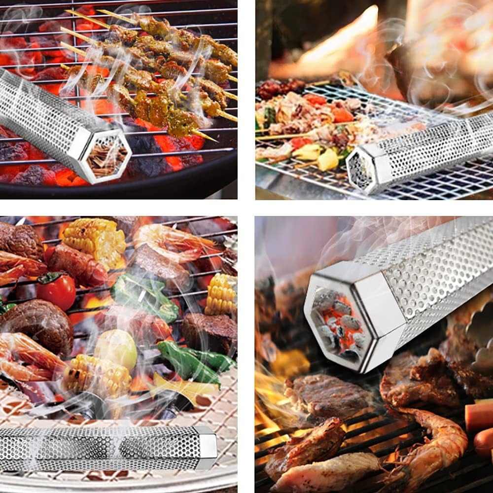 SmokeHex™ | Räucherrohr aus Edelstahl für alle Grilltypen
