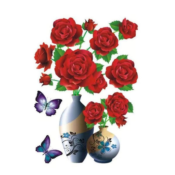 1+2 GRATIS | DecoBloom™ | 3D Vasen-Sticker