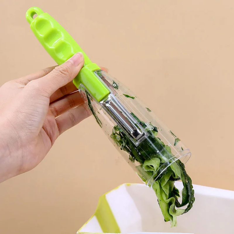 PeelMate™ | Schäler mit Auffangbehälter