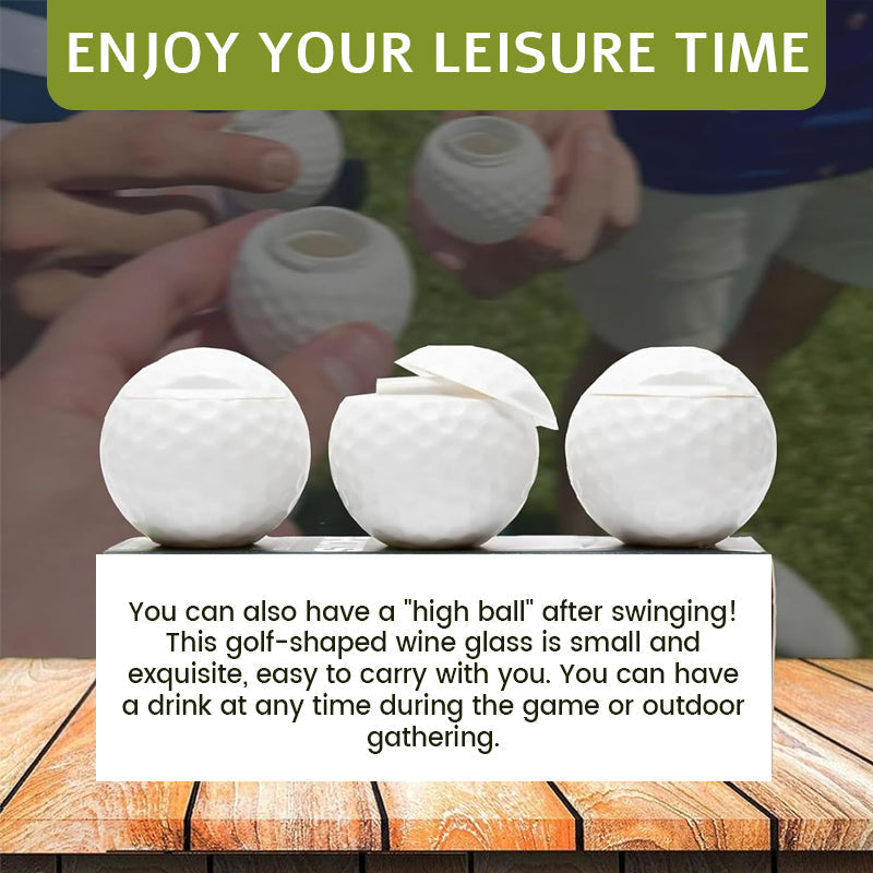2+2 Gratis | SwingShot™ | Kreatives Golfball-Schnapsglas