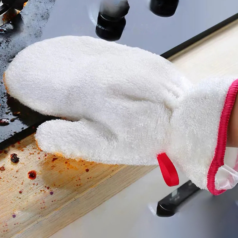 1+1 Gratis | EcoScrub™ | Geschirrspülhandschuh aus Bambusfaser