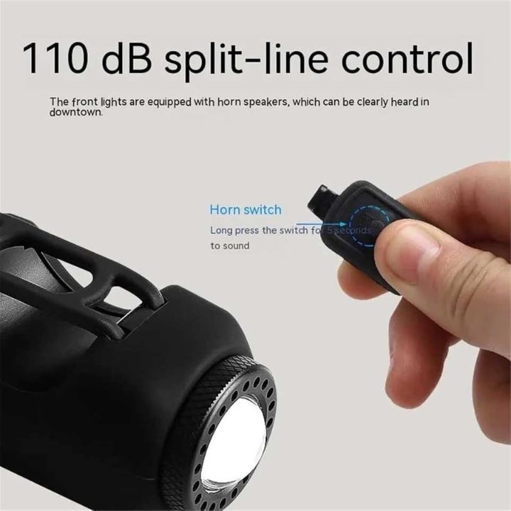 LuminoHorn™ | Fahrradklingel mit Licht – Laut, wasserdicht & USB-ladbar