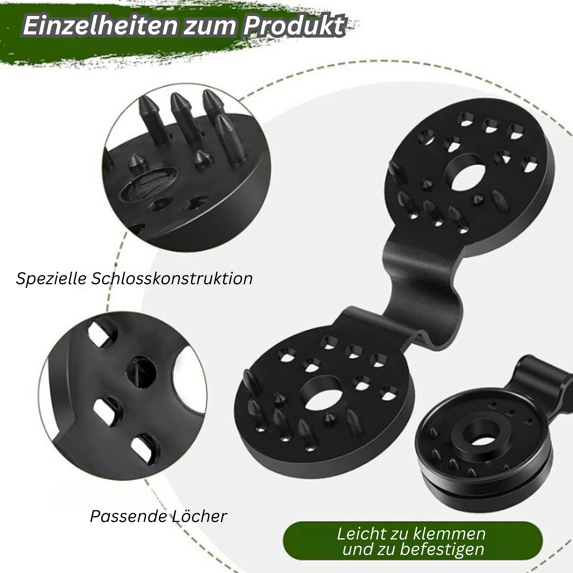 50+50 Gratis | SunClip™ I Kunststoffklammer für Schattentuch