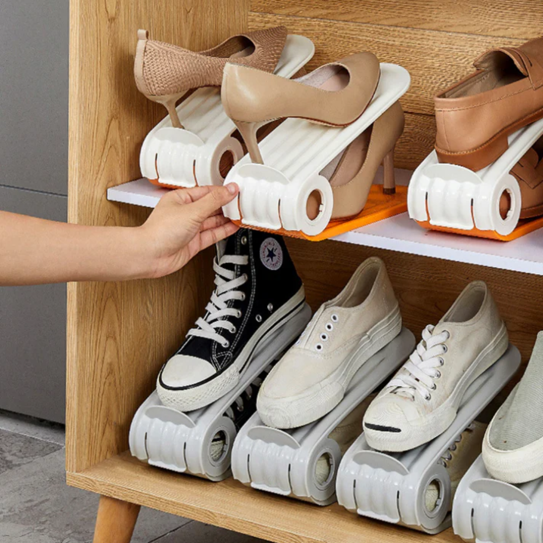 DuoRack™ | Doppellagiges Schuhregal