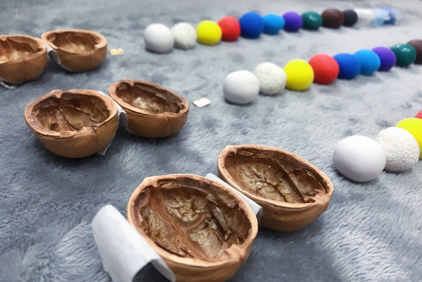 50% RABATT | WalnutCharm™ | Handgemachtes Walnussschalen-Puppenhaus