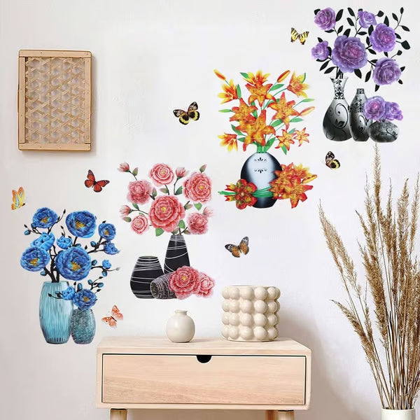 1+2 GRATIS | DecoBloom™ | 3D Vasen-Sticker