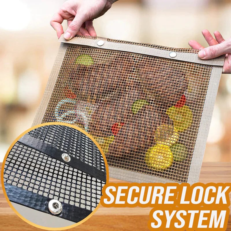 1+1 GRATIS | EasyBBQ™ - Wiederverwendbare BBQ-Mesh-Grilltaschen