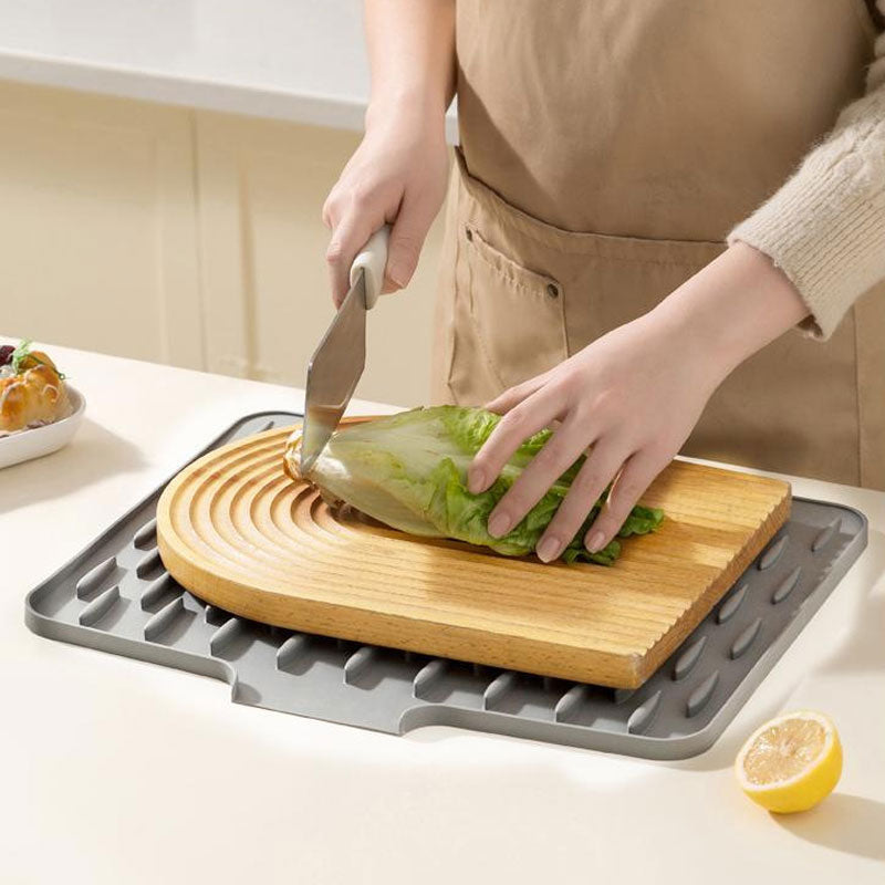 DryShield™ | Silikon-Trocknungs- und Hitzeschutzmatte — Flexibel & BPA-frei