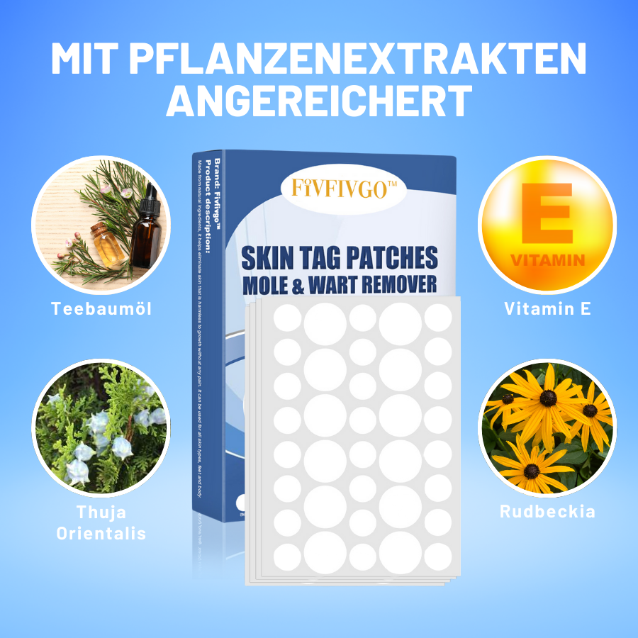 50 % Rabatt | PatchAway™ | Hautflapjes schmerzfrei und mühelos entfernen