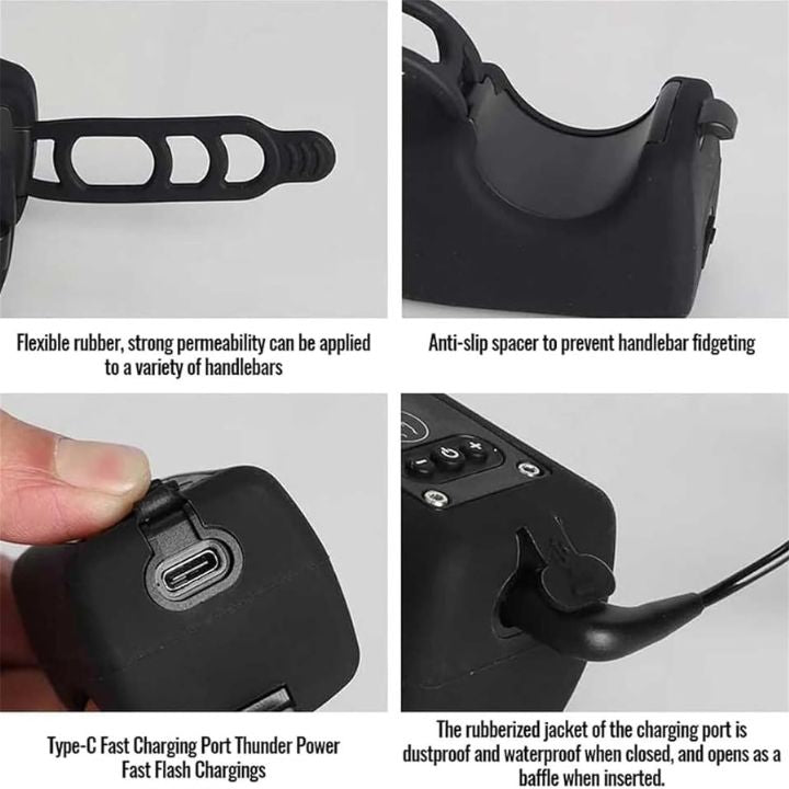 LuminoHorn™ | Fahrradklingel mit Licht – Laut, wasserdicht & USB-ladbar