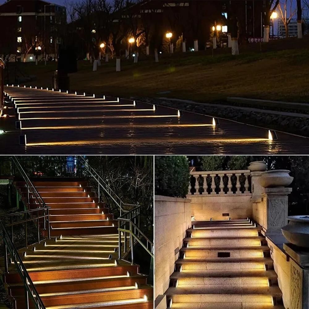 1+1 GRATIS | GlowSteps™ | Erhellt eure Nächte mit diesen Treppenlichtern für den Außenbereich!