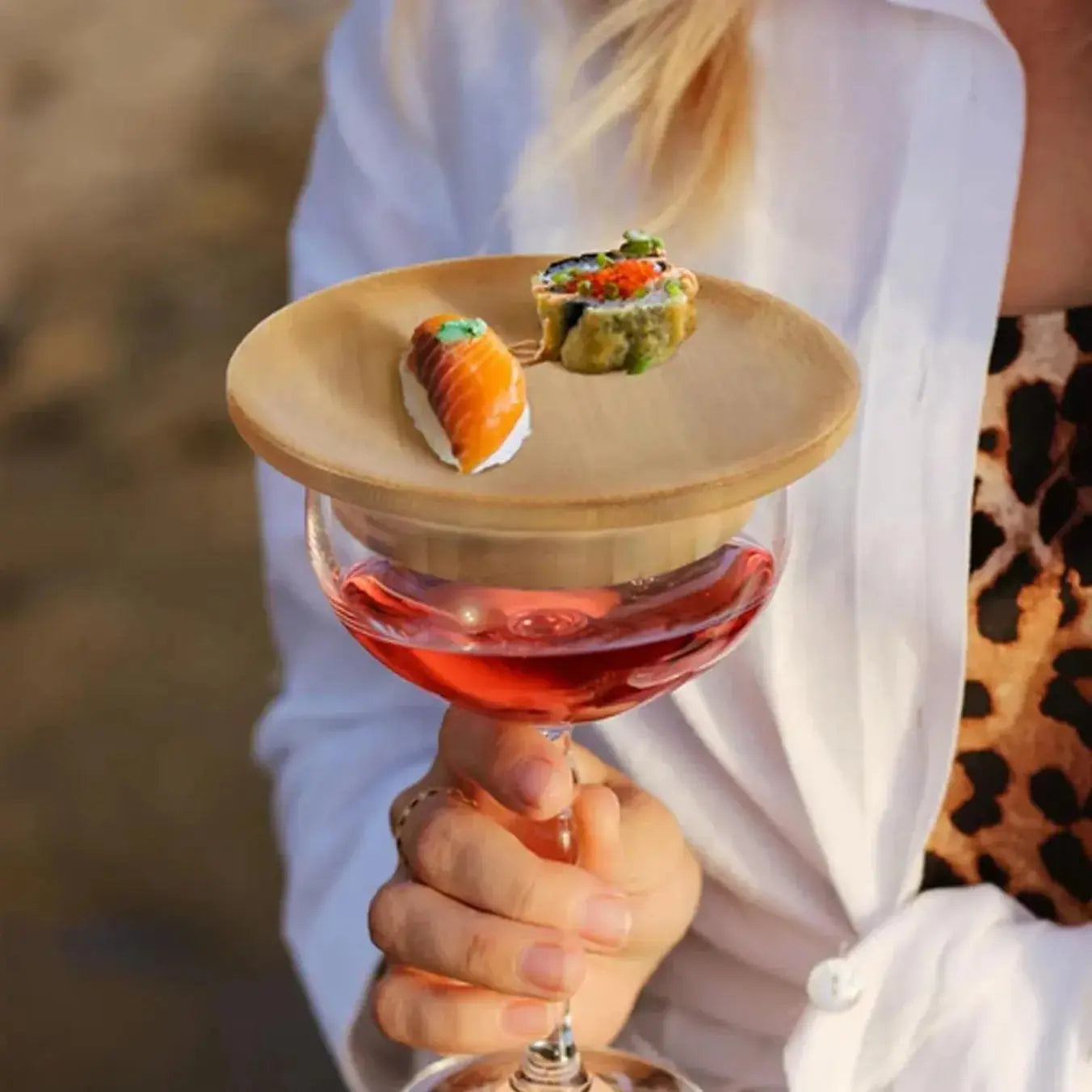 WineEase™ | Weinglas Charcuterie Aufsatz — Für ein exklusives Weinerlebnis