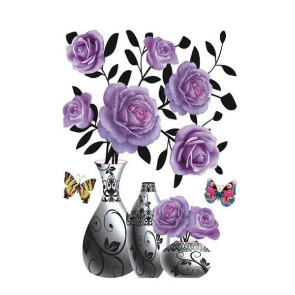 1+2 GRATIS | DecoBloom™ | 3D Vasen-Sticker