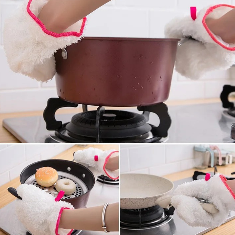 1+1 Gratis | EcoScrub™ | Geschirrspülhandschuh aus Bambusfaser