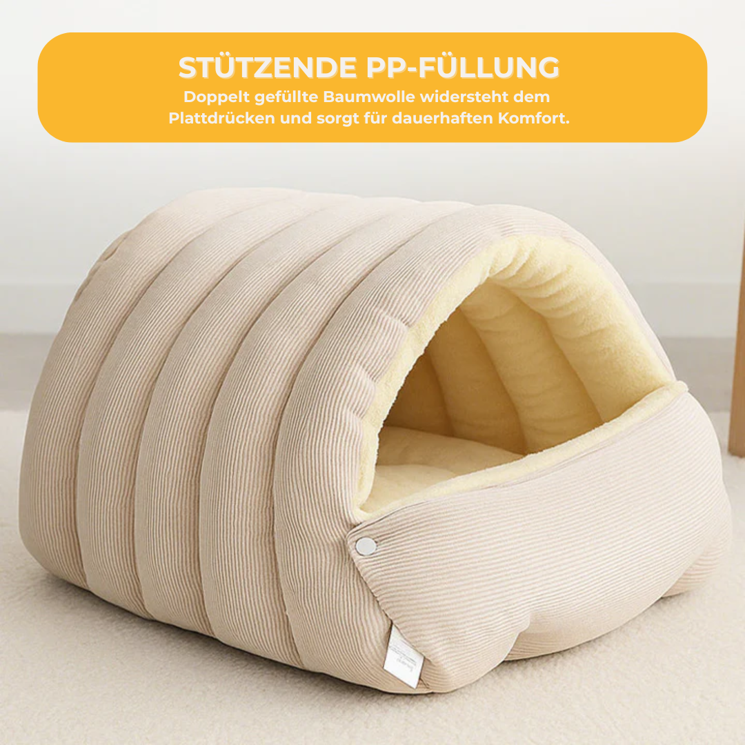 50% RABATT | Felltraum™| Kuschelige Haustierhöhle Deluxe