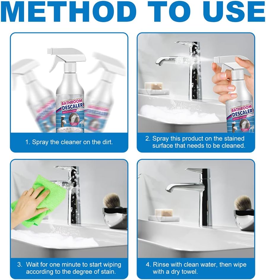 1+1 Gratis | Badezimmer-Reiniger™ | Leicht und rückstandsfrei abspülbar!