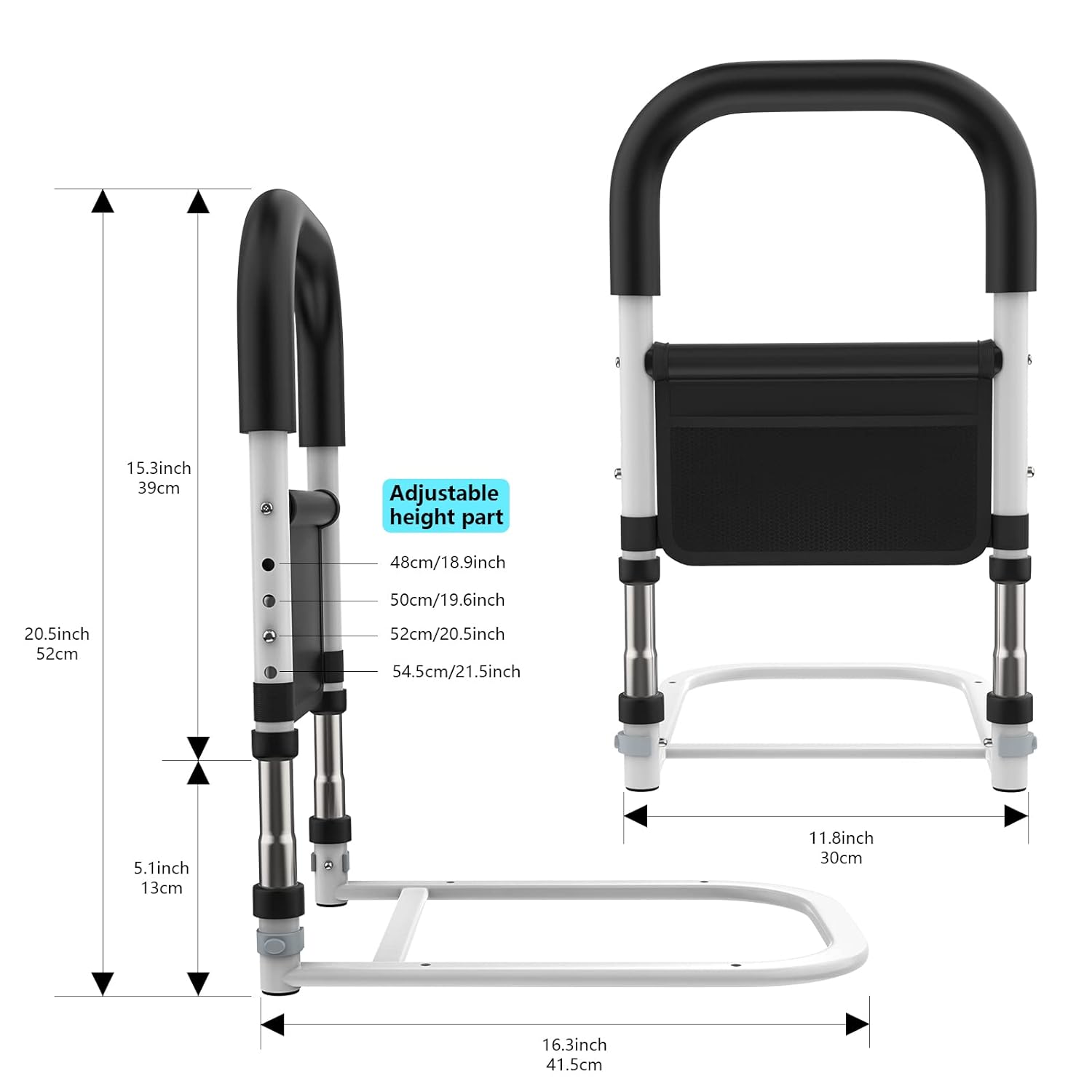 50% Rabatt | BedClip™ | Höhenverstellbar mit rutschfestem Griff & praktischer Aufbewahrungstasche