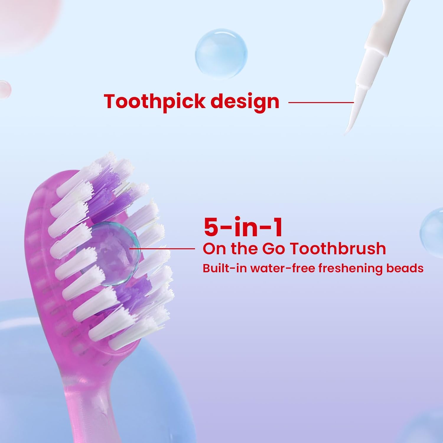 1+1 Gratis | FreshKit™ | 5 in 1 Mini-Zahnbürste