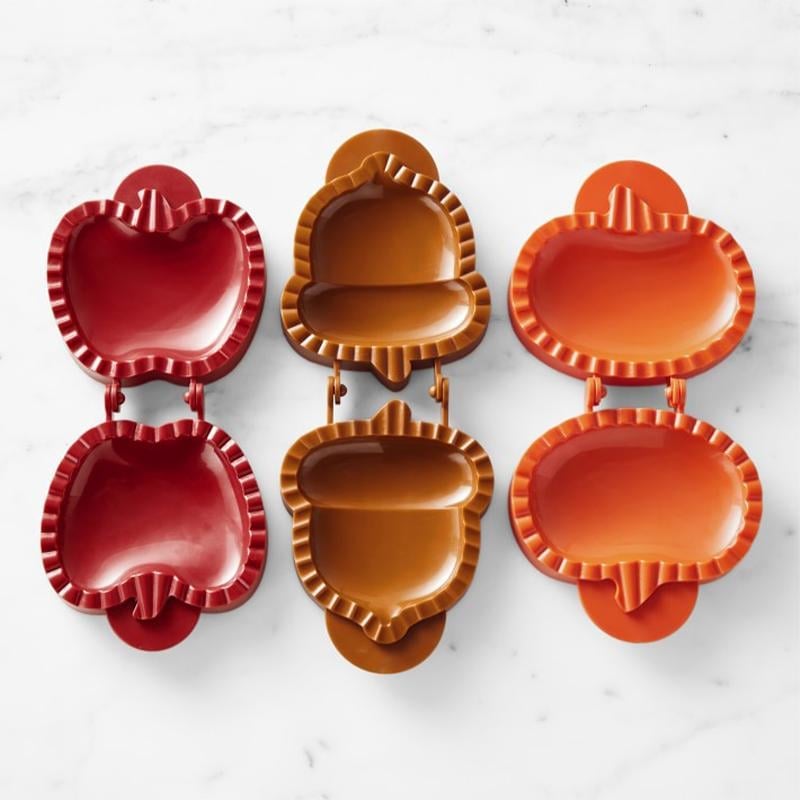 PiePerfect™ | Set saisonaler Hand Pie Formen – Klappbare Kunststoffformen für einfaches Backen