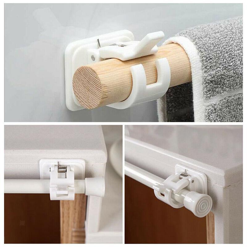 3+3 Gratis | EZ Curtain™ | Verstellbare Vorhanghalter | Kein Bohren mehr!