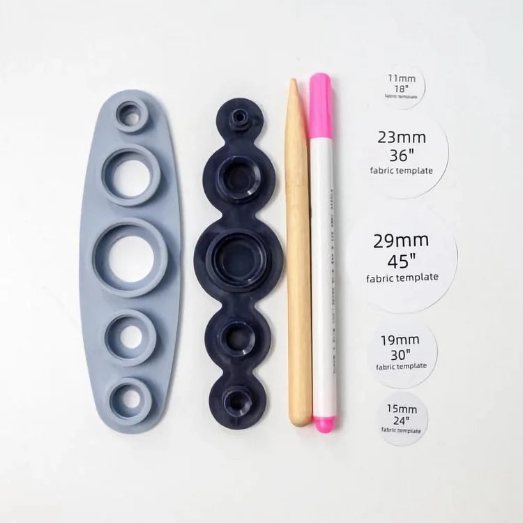 1+1 GRATIS | CraftNest™ | Dein schneller Weg zu perfekten Stoffknöpfen!