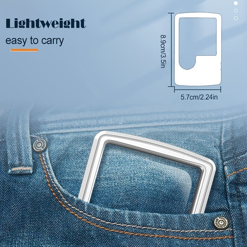 BrightView™ | Doppellinsen-Lupe mit LED-Beleuchtung – Kompakt und Taschenfreundlich