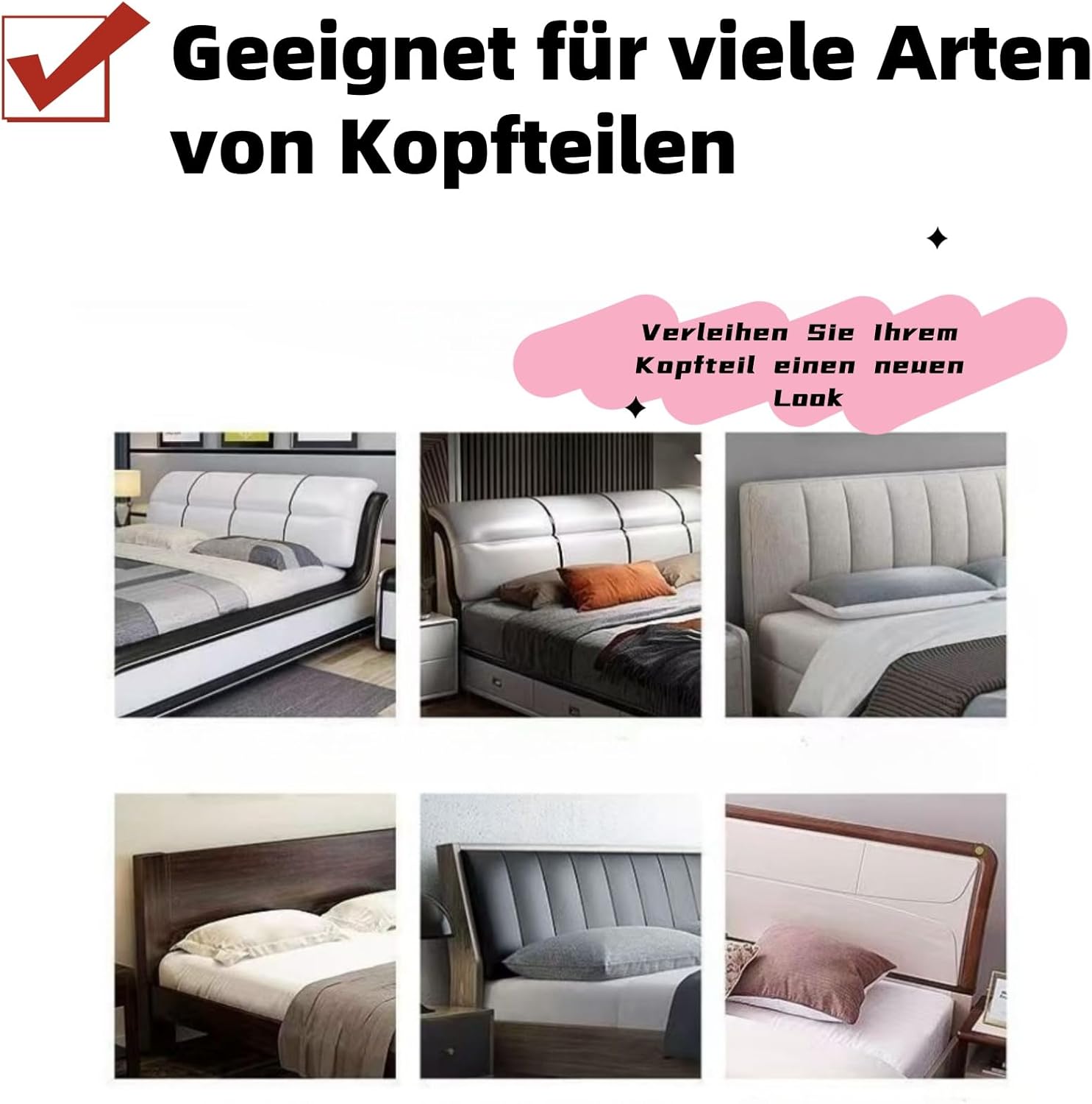 CoverUp™ | Elegantes Universelles Kopfteilabeckung [Letzter Tag Rabatt]