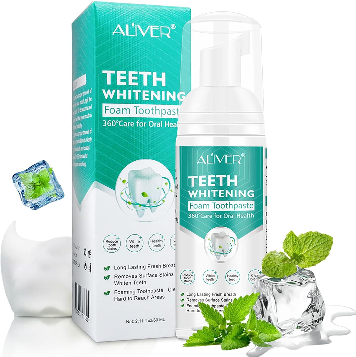 1+1 Gratis | JustWhite™ | Entfernt Flecken & Aufhellend | Frischer Atem & Natürlich Sicher