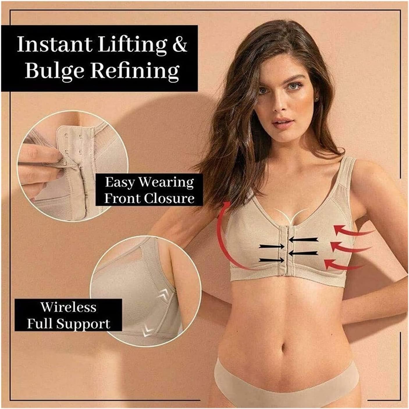 2+1 GRATIS | PostureLift™ BH - Haltungskorrektur & Push-Up Effekt | Bügellos & Komfortabel
